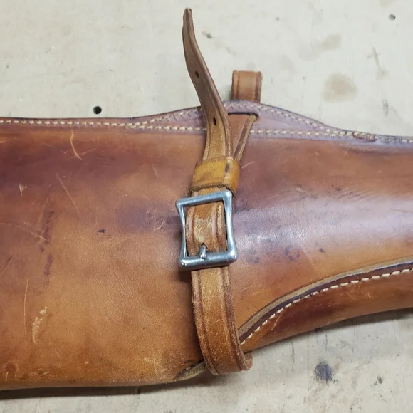 Hunter 'Gunlock' Leather Rifle Scabbard - Style 412 26 - Picture 10 of 16